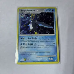 Empoleon LV. 42 Holo Rare Reverse Holofoil 4/130 Diamond and Pearl Pokemon Card - Image 4