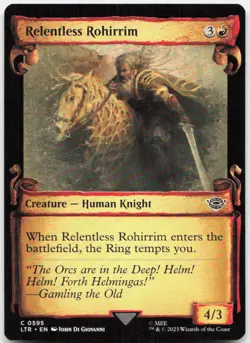 Relentless Rohirrim Showcase 595 NM LTR: Tales of Middle-earth - Image 1