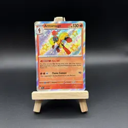 Pokemon TCG Armarouge Scarlet & Violet Paldean Fates Card 115/091 Baby Shiny - Image 1