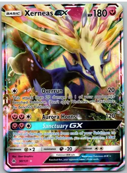 Xerneas GX 90/131 Holo GX Rare Forbidden Light Pokemon Holo - Image 1