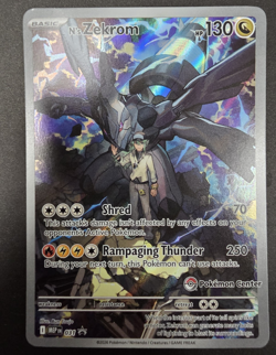 Pokemon TCG Pokemon Center Promo N's Zekrom 031 Holo English 130 HP - Image 1