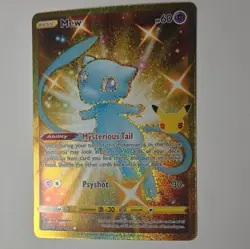 Pokemon TCG Mew Secret Rare 025/025 Celebrations Holo EN 2021 60 HP - Image 1