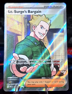 Lt. Surge's Bargain - 170/132 - Ultra Rare - Mega Evolutions - Pokemon - NM/M - Image 1