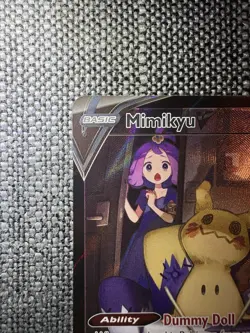 Pokemon TCG Mimikyu V TG16/TG30 Brilliant Stars Trainer Gallery Ultra Rare Holo - Image 2