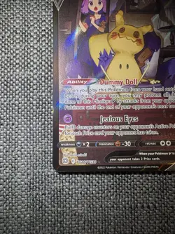 Pokemon TCG Mimikyu V TG16/TG30 Brilliant Stars Trainer Gallery Ultra Rare Holo - Image 5