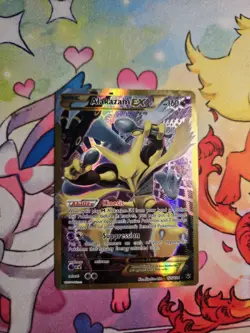 Pokemon TCG XY Fates Collide M Alakazam EX Ultra Rare Holo Card - Image 1