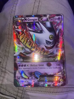 Pokemon M Gengar EX XY166 XY Promo Full Art Holo Mega EX 210 HP - Image 2