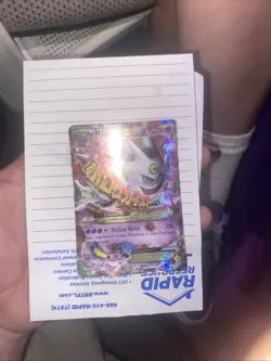 Pokemon M Gengar EX XY166 XY Promo Full Art Holo Mega EX 210 HP - Image 4