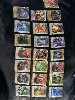 Lot of 46 Bakugan Cards 22 Metal Cards & 13 Brawlers (2006) pre-owned-Very Good - Image 3