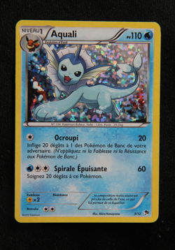Pokemon "Aquali / Vaporeon" 3/12 *Holo* McDonald's 2013 - French - Excellent - Image 1