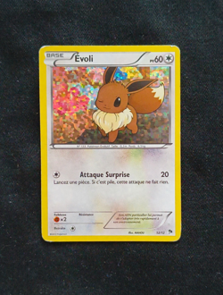 Pokemon "Evoli / Eevee" 12/12 *Holo* McDonald's 2013 - French - Light Played - Image 1