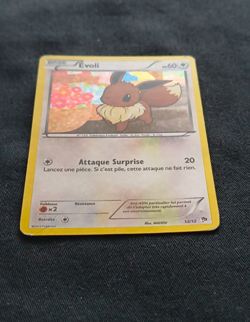 Pokemon "Evoli / Eevee" 12/12 *Holo* McDonald's 2013 - French - Light Played - Image 3
