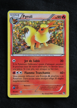 Pokemon "Pyroli / Flareon" 2/12 *Holo* McDonald's 2013 - French - Excellent/PL - Image 1