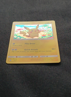 Pokemon "Pikachu" 4/12 *Holo* McDonald's 2018 - English - Light Played - Image 3