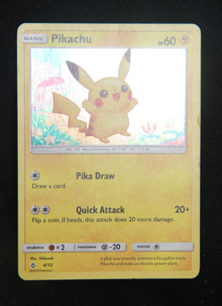 Pokemon "Pikachu" 4/12 *Holo* McDonald's 2018 - English - Light Played - Image 5