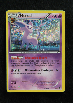 Pokemon "Mentali / Espeon" 7/12 *Holo* McDonald's 2013 - French - Good - Image 1