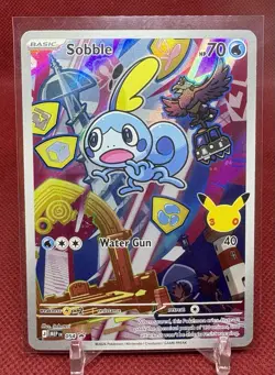 First Partner Illustration Series 2 Galar Set Grookey, Scorbunny, Sobble NM - Image 4
