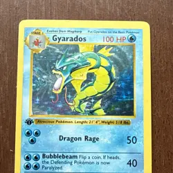 Pokemon Gyarados Base Set 1st Edition Holo - Image 2