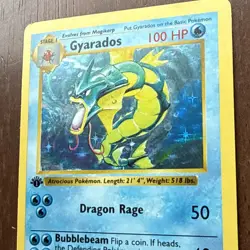 Pokemon Gyarados Base Set 1st Edition Holo - Image 3