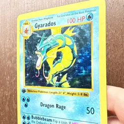 Pokemon Gyarados Base Set 1st Edition Holo - Image 4