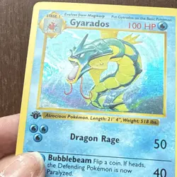 Pokemon Gyarados Base Set 1st Edition Holo - Image 5