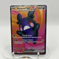Morpeko ex PBL 102/084 Pitch Black EX Holo Double Rare Full Art - Image 2