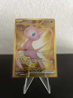 Pokemon Mew ex 205/165 SV: 151 (Gold) Full Art Holo NM/M - Image 1
