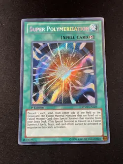 Yu-Gi-Oh! Super Polymerization (NM) 1st Edition RYMP-EN029 Secret Rare - Image 1