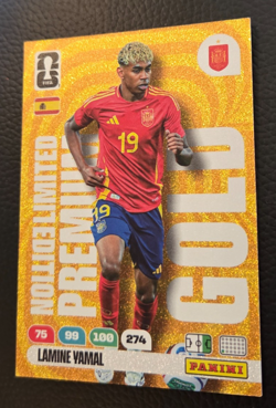 Lamine Vamal Panini Fifa World Cup 2026 Limited Edition Premium Gold Card - Image 2