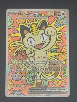 2026 POKEMON POR EN-PERFECT ORDER SPECIAL ILLUSTRATION RARE #121 MEOWTH EX NM - Image 4