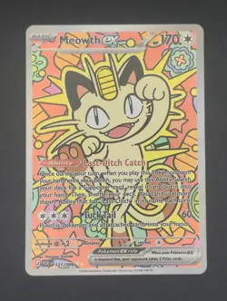 2026 POKEMON POR EN-PERFECT ORDER SPECIAL ILLUSTRATION RARE #121 MEOWTH EX NM - Image 5