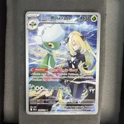 Pokemon TCG Cynthia's Roserade Card 184/182 Destined Rivals English Edition - NM - Image 3