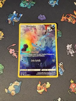 Pokemon Cards Manaphy GG06/GG70 Galarian Gallery Crown Zenith - (NM) #6 - Image 1