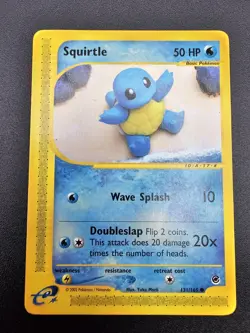 Squirtle 131/165 Expedition Base Set Regular (LP+) - Image 2