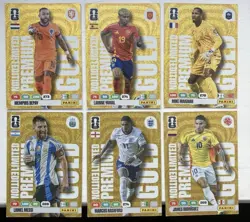 Complete Set Gold Premium Panini Adrenalyn XL World Cup 2026 Cards - Image 1