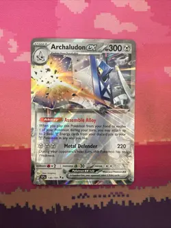 Pokemon Card Archaludon ex 130/191 Double Rare Surging Sparks NM - Image 1