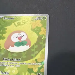 Rowlet - 082/080 - AR - Nihil Zero - Japanese - Pokemon Card - NM/M - Image 2