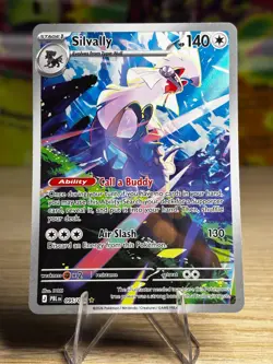 Silvally 095/084 Illustration Rare Pokemon TCG Pitch Black IR Full Art NM ME05 - Image 1