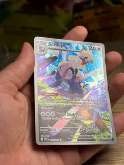Silvally 095/084 Illustration Rare Pokemon TCG Pitch Black IR Full Art NM ME05 - Image 2
