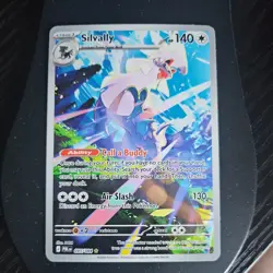 Silvally IR 095/084 Pitch Black ME05 Illustration Rare Pokemon Card NM - Image 1