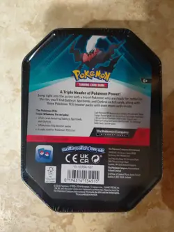 Pokemon TCG Triple Whammy Collector Tins Lot of 3, Complete, SEALED - Image 3