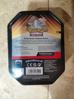 Pokemon TCG Triple Whammy Collector Tins Lot of 3, Complete, SEALED - Image 5