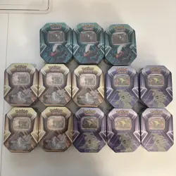 Pokemon TCG Triple Whammy Collector Sealed Tins LOT OF 13! 🔥🔥🔥 - Image 1