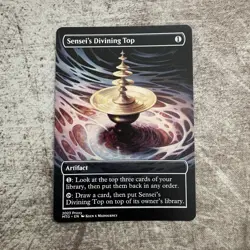 Sensei's Divining Top - Custom Art MTG Magic The Gathering Playtest Card - Image 1