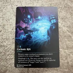 Cyclonic Rift - Custom Art MTG Magic The Gathering Playtest Card - Image 1