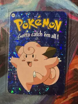 Clefairy #35 - Vintage Vending Machine Prism Sticker 2000 - Pokemon Card - Image 1