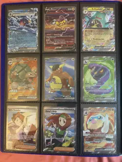 Pokemon binder collection NM/Mint 171 Cards Full Art, Sir, Art Rare’s, Vintage - Image 2