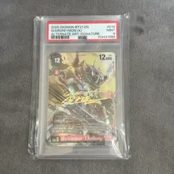 PSA 9 WarGreymon X Antibody BT9-016 Alternate Art Signature Digimon Card 2025 - Image 4