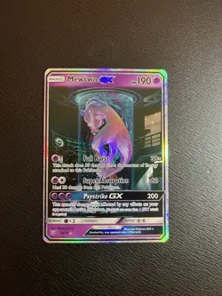 Pokemon Mewtwo GX 78/73 Shining Legends Shiny Holo Rare Full Art Card - Image 1