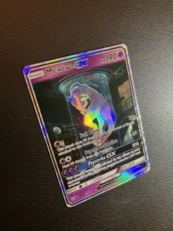 Pokemon Mewtwo GX 78/73 Shining Legends Shiny Holo Rare Full Art Card - Image 4